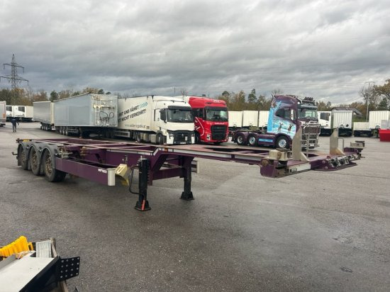 Web Trailer LPRS24 Heckschieber 1x20 ft 2x20 ft 1x40 ft - Επικαθήμενο μεταφοράς εμπορευματοκιβωτίων/ Κινητό αμάξωμα: φωτογραφία 1 Web Trailer LPRS24 Heckschieber 1x20 ft 2x20 ft 1x40 ft - Επικαθήμενο μεταφοράς εμπορευματοκιβωτίων/ Κινητό αμάξωμα: φωτογραφία 1