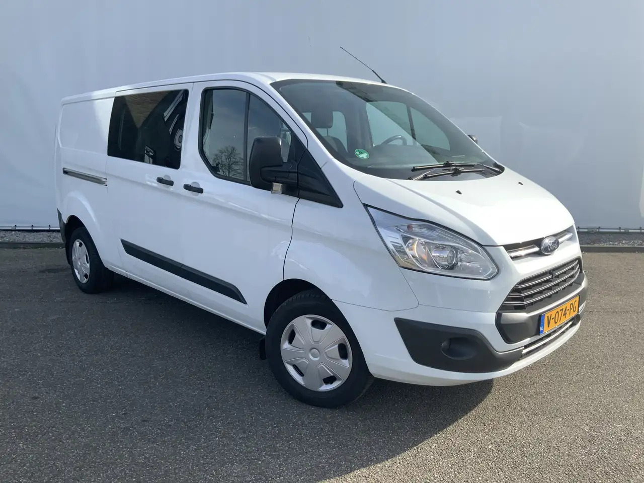 Διπλοκάμπινο ελαφρύ επαγγελματικό Ford Transit Custom 290 2.0 TDCI L2H1 6 Zits Trend DC Airco Cruise Tre: φωτογραφία 14