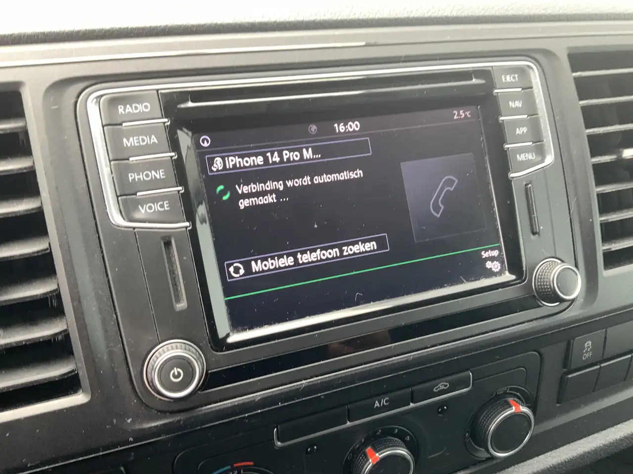 Βαν Volkswagen T6 Transporter 2.0 TDI L2H1 Airco Navi 3 Zits Alu Velg Euro 6: φωτογραφία 15