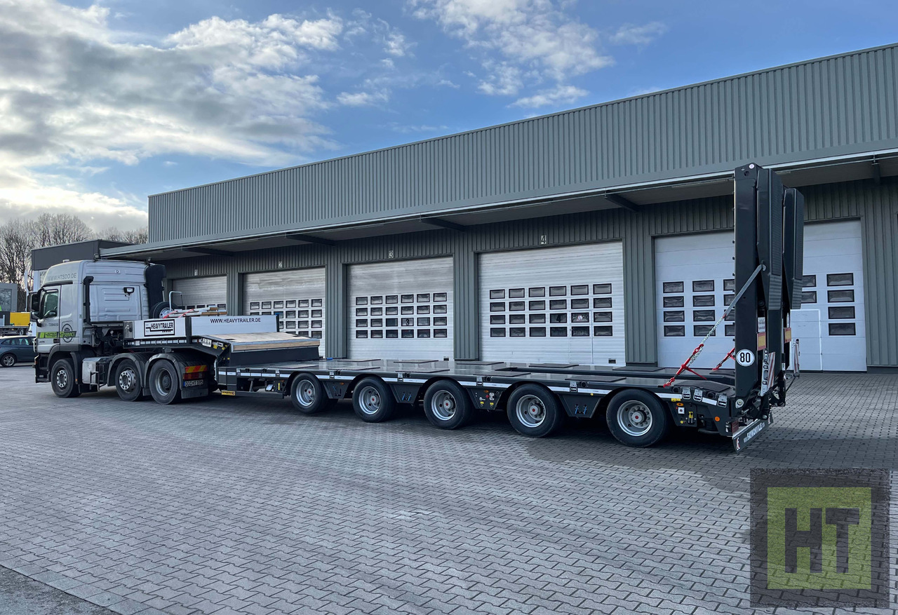 Faymonville 5-Achs-Tele-Semi mit Halbachsen "Twinaxle" und hydr. Rampen - Επικαθήμενο με χαμηλό δάπεδο: φωτογραφία 1 Faymonville 5-Achs-Tele-Semi mit Halbachsen "Twinaxle" und hydr. Rampen - Επικαθήμενο με χαμηλό δάπεδο: φωτογραφία 1