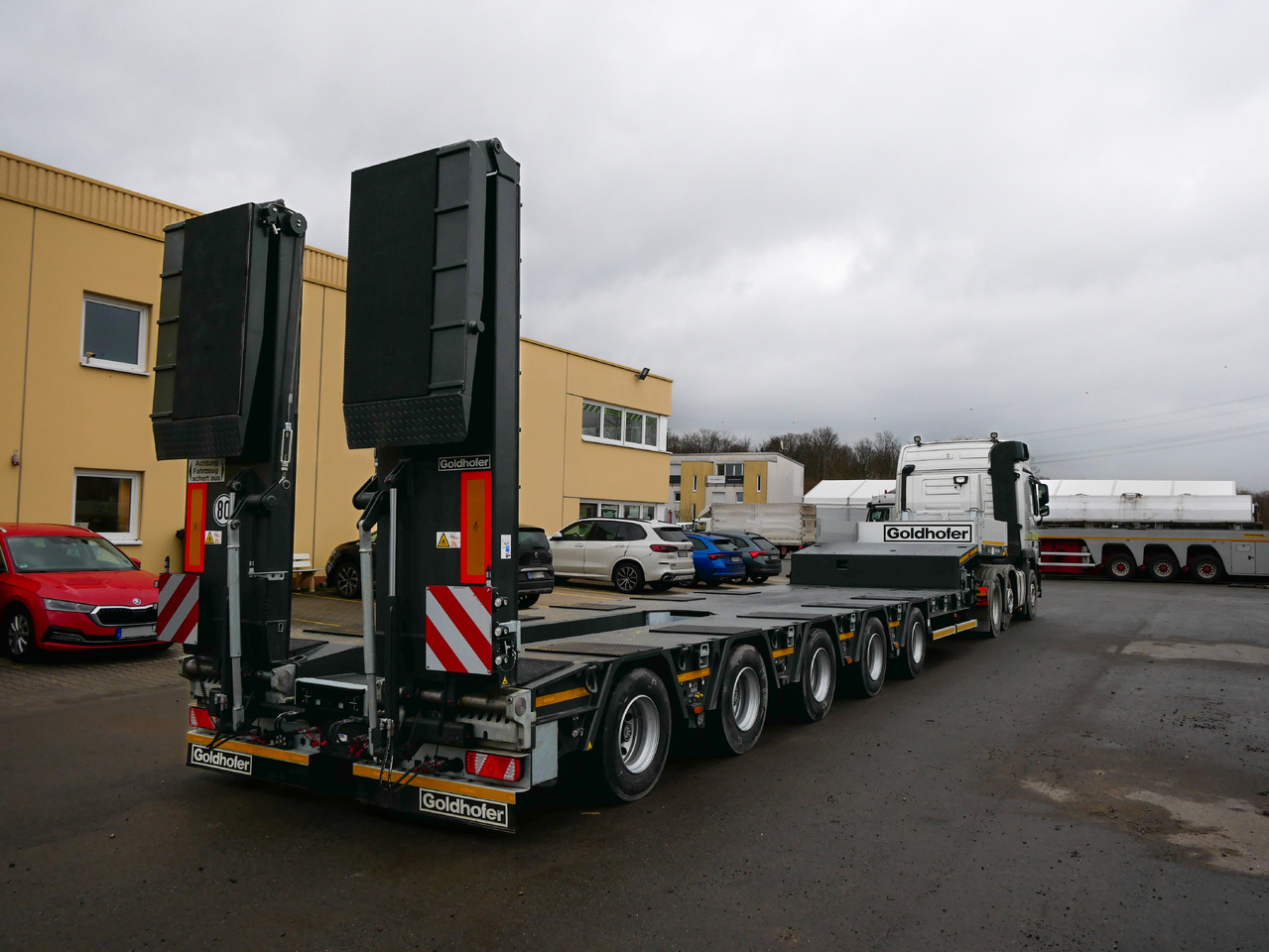 Goldhofer 5-Achs-Tele-Semi mit hydr. Rampen MPA - Επικαθήμενο με χαμηλό δάπεδο: φωτογραφία 4 Goldhofer 5-Achs-Tele-Semi mit hydr. Rampen MPA - Επικαθήμενο με χαμηλό δάπεδο: φωτογραφία 4