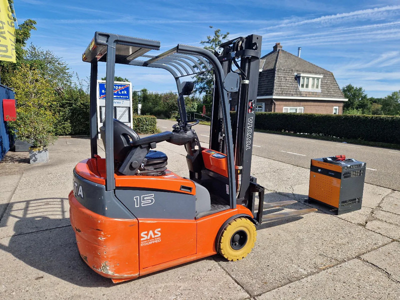 Toyota 1500 kg. elektrisch hefhoogte 5.00m. - Ηλεκτροκίνητο περονοφόρο: φωτογραφία 1 Toyota 1500 kg. elektrisch hefhoogte 5.00m. - Ηλεκτροκίνητο περονοφόρο: φωτογραφία 1