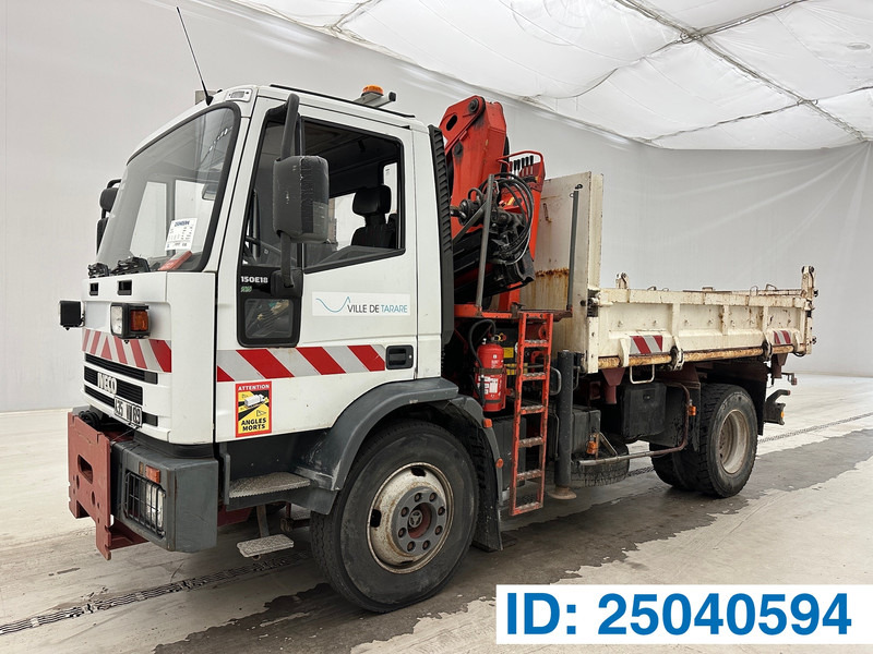 Iveco 150E18 - Φορτηγό ανατρεπόμενο, Φορτηγό με γερανό: φωτογραφία 1 Iveco 150E18 - Φορτηγό ανατρεπόμενο, Φορτηγό με γερανό: φωτογραφία 1
