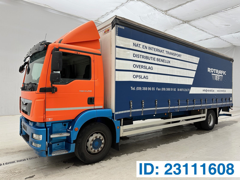 MAN TGM 18.290 - Φορτηγό μουσαμάς: φωτογραφία 1 MAN TGM 18.290 - Φορτηγό μουσαμάς: φωτογραφία 1