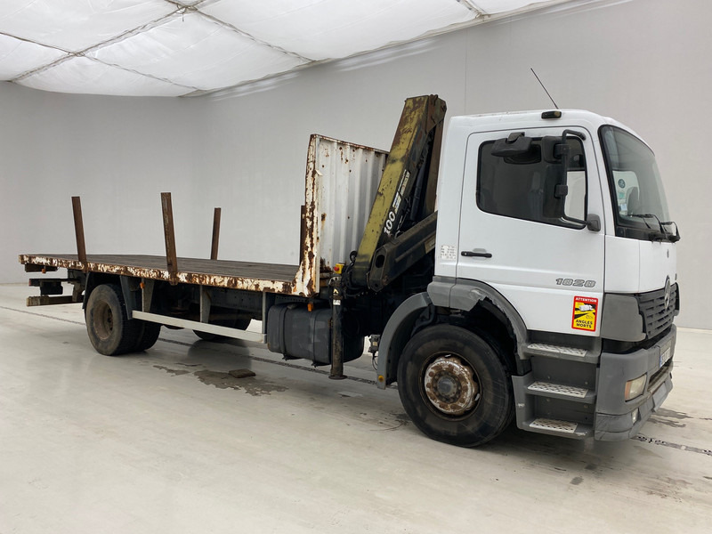 Mercedes-Benz Atego 1828 - Φορτηγό με ανοιχτή καρότσα, Φορτηγό με γερανό: φωτογραφία 3 Mercedes-Benz Atego 1828 - Φορτηγό με ανοιχτή καρότσα, Φορτηγό με γερανό: φωτογραφία 3