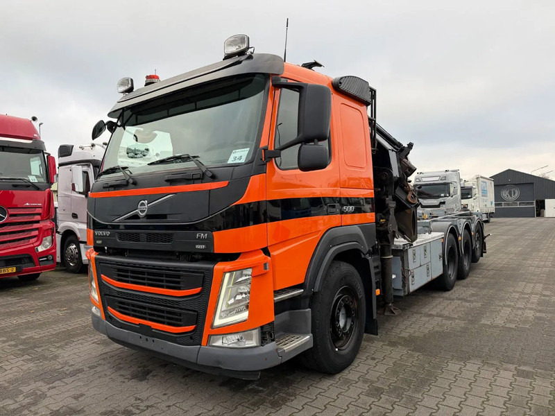 Volvo FM 500 8X4 Tridem Euro 6 Palfinger 42002 + Fly jib - Φορτηγό με σύστημα καλωδίων, Φορτηγό με γερανό: φωτογραφία 5 Volvo FM 500 8X4 Tridem Euro 6 Palfinger 42002 + Fly jib - Φορτηγό με σύστημα καλωδίων, Φορτηγό με γερανό: φωτογραφία 5