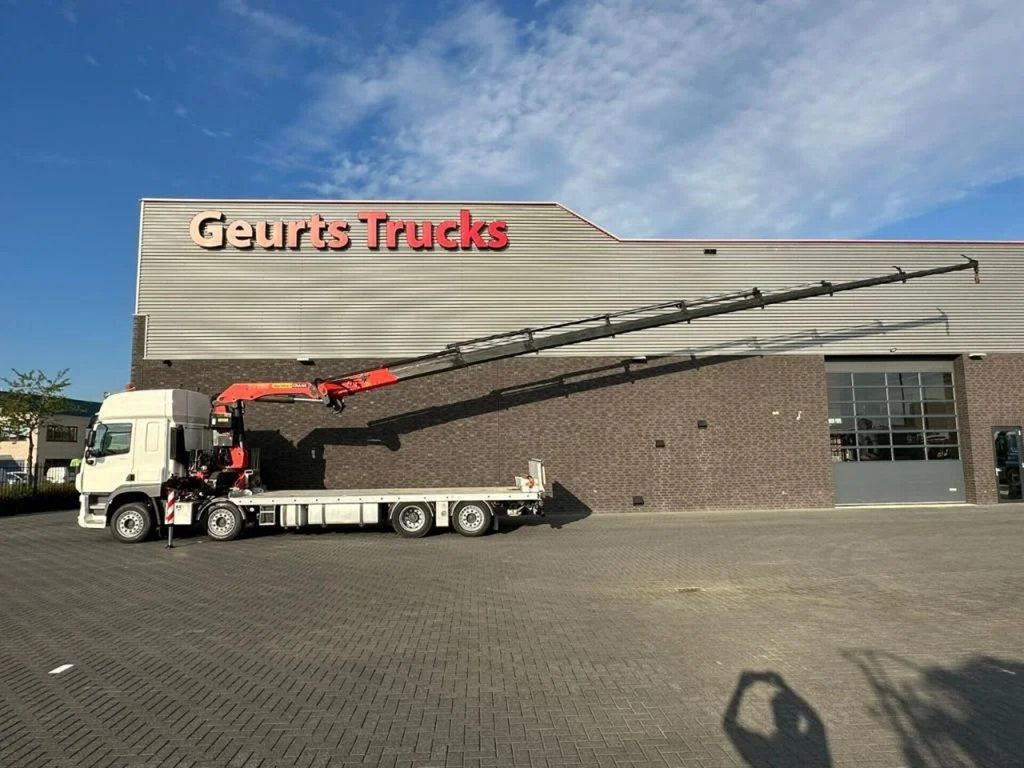 DAF CF 450 8X2 OPRIJWAGEN/MACHINE TRANSPORTER + PALF - Φορτηγό με γερανό, Φορτηγό με ανοιχτή καρότσα: φωτογραφία 2 DAF CF 450 8X2 OPRIJWAGEN/MACHINE TRANSPORTER + PALF - Φορτηγό με γερανό, Φορτηγό με ανοιχτή καρότσα: φωτογραφία 2