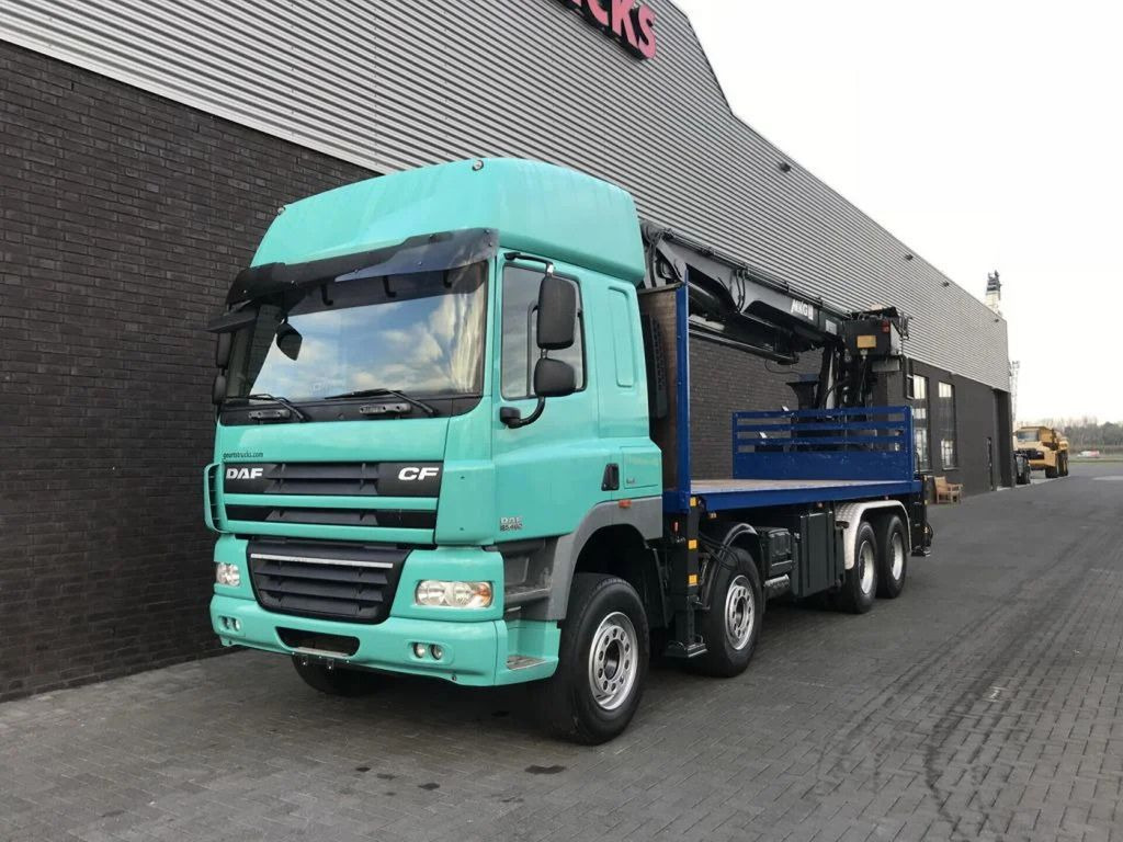 DAF CF 460 8X4 + MKG HMK 401/kran/kraan/Montagekran/ - Φορτηγό με γερανό, Φορτηγό με ανοιχτή καρότσα: φωτογραφία 2 DAF CF 460 8X4 + MKG HMK 401/kran/kraan/Montagekran/ - Φορτηγό με γερανό, Φορτηγό με ανοιχτή καρότσα: φωτογραφία 2