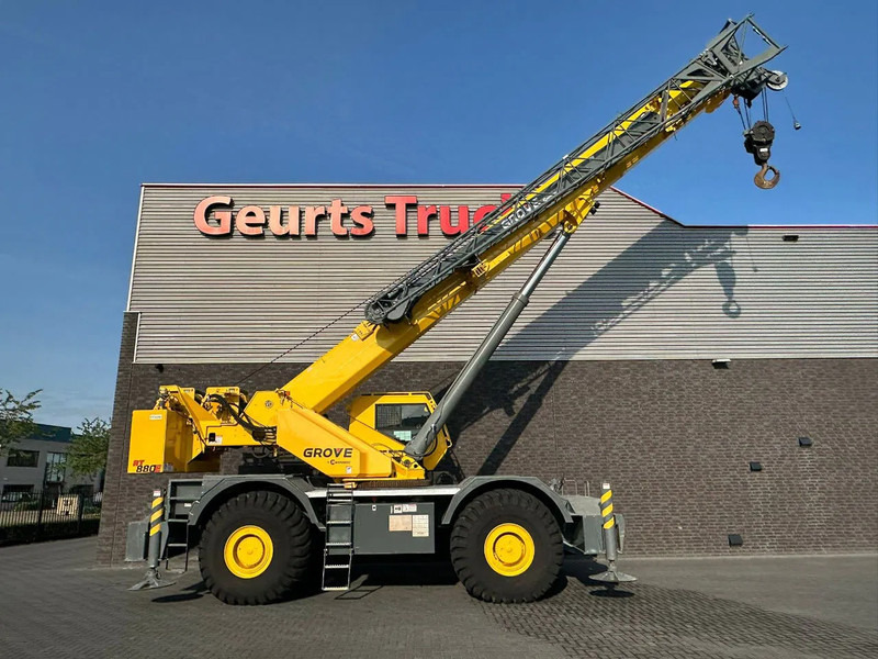 Grove RT880E ROUGH TERRAIN CRANE + JIB + 2 x WINCH - Γερανός για ανώμαλο έδαφος: φωτογραφία 5 Grove RT880E ROUGH TERRAIN CRANE + JIB + 2 x WINCH - Γερανός για ανώμαλο έδαφος: φωτογραφία 5