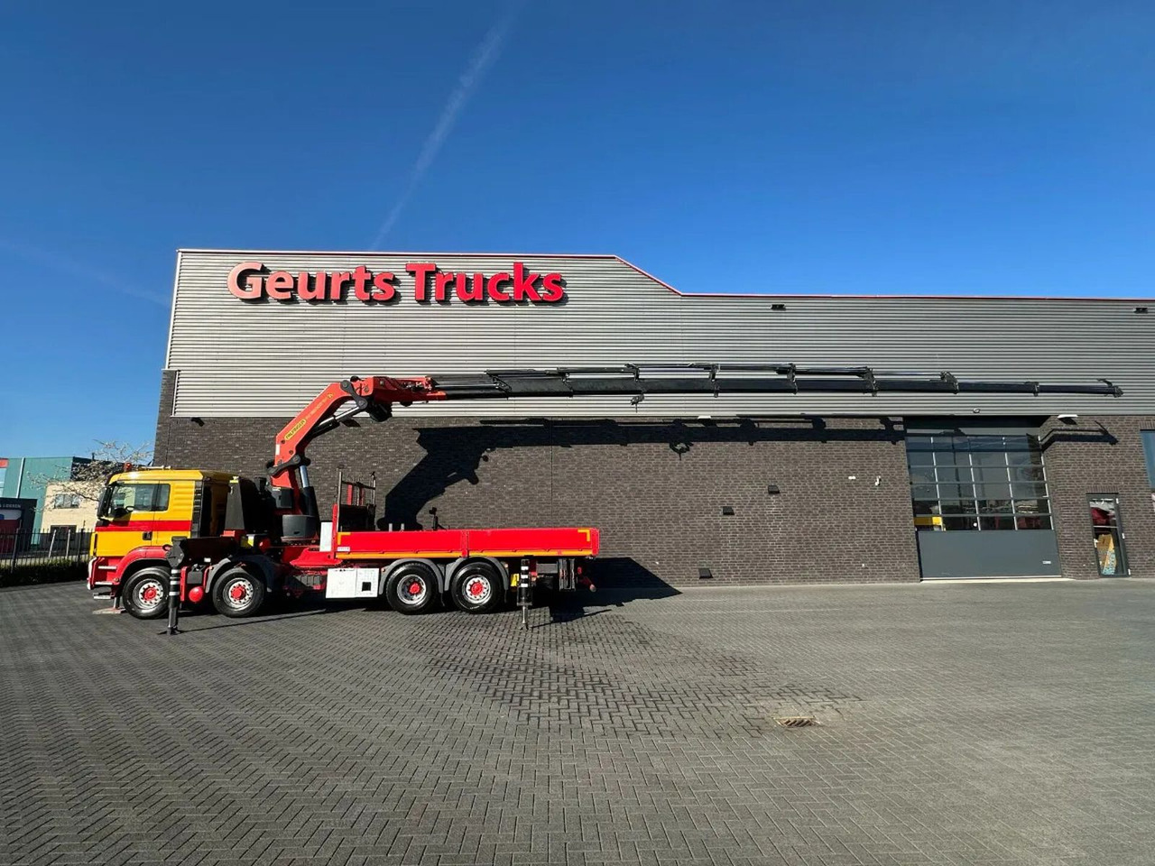 MAN MAURER TGS 35.480 8X4H-6 BL MET PALFINGER PK9200 - Φορτηγό με γερανό: φωτογραφία 1 MAN MAURER TGS 35.480 8X4H-6 BL MET PALFINGER PK9200 - Φορτηγό με γερανό: φωτογραφία 1