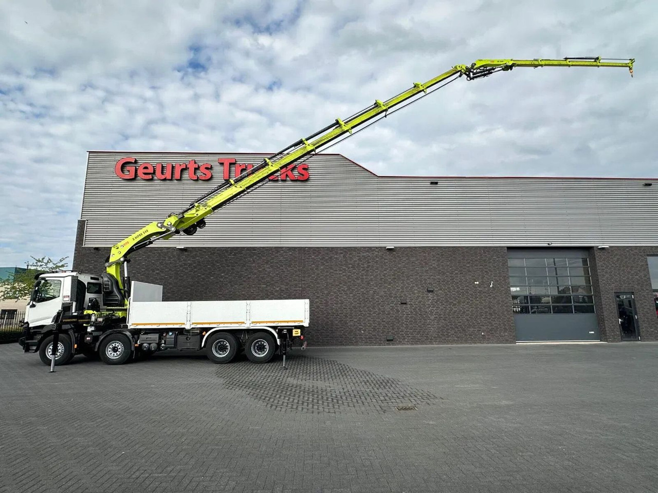 Renault C460 8X4 + HIAB X-HIPRO 548 E-7 MET JIB KRAAN / - Φορτηγό με γερανό: φωτογραφία 1 Renault C460 8X4 + HIAB X-HIPRO 548 E-7 MET JIB KRAAN / - Φορτηγό με γερανό: φωτογραφία 1