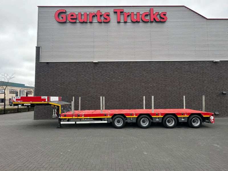 SCHEUERLE EUROAXLE 1T4 4 ASSER UITSCHUIFBARE SEMIE MET 12 TONS HYDRAULICHE EURO ASSEN HYDRAULICH GESTUURD SEMI-DIEPLADER / TIEFLADER / LO - Επικαθήμενο με χαμηλό δάπεδο: φωτογραφία 1 SCHEUERLE EUROAXLE 1T4 4 ASSER UITSCHUIFBARE SEMIE MET 12 TONS HYDRAULICHE EURO ASSEN HYDRAULICH GESTUURD SEMI-DIEPLADER / TIEFLADER / LO - Επικαθήμενο με χαμηλό δάπεδο: φωτογραφία 1