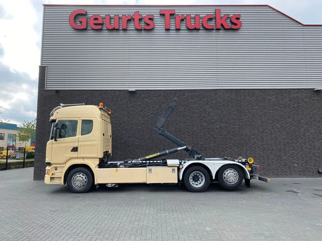 Scania R450 6X2 + PALFINGER HAAKARMSYSTEEM/ABROLLKIPPER - Φορτηγό φόρτωσης γάντζου: φωτογραφία 1 Scania R450 6X2 + PALFINGER HAAKARMSYSTEEM/ABROLLKIPPER - Φορτηγό φόρτωσης γάντζου: φωτογραφία 1