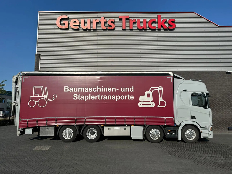 Scania R540 B8X2*6LB OPRIJWAGEN MET 15 TONS LAADKLEP EN GESLOTEN HUIF MET SCHUIFZEILEN EN SCHUIFKAP - Φορτηγό αυτοκινητάμαξα: φωτογραφία 4 Scania R540 B8X2*6LB OPRIJWAGEN MET 15 TONS LAADKLEP EN GESLOTEN HUIF MET SCHUIFZEILEN EN SCHUIFKAP - Φορτηγό αυτοκινητάμαξα: φωτογραφία 4