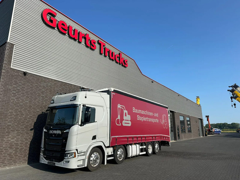 Scania R540 B8X2*6LB OPRIJWAGEN MET 15 TONS LAADKLEP EN GESLOTEN HUIF MET SCHUIFZEILEN EN SCHUIFKAP - Φορτηγό αυτοκινητάμαξα: φωτογραφία 2 Scania R540 B8X2*6LB OPRIJWAGEN MET 15 TONS LAADKLEP EN GESLOTEN HUIF MET SCHUIFZEILEN EN SCHUIFKAP - Φορτηγό αυτοκινητάμαξα: φωτογραφία 2
