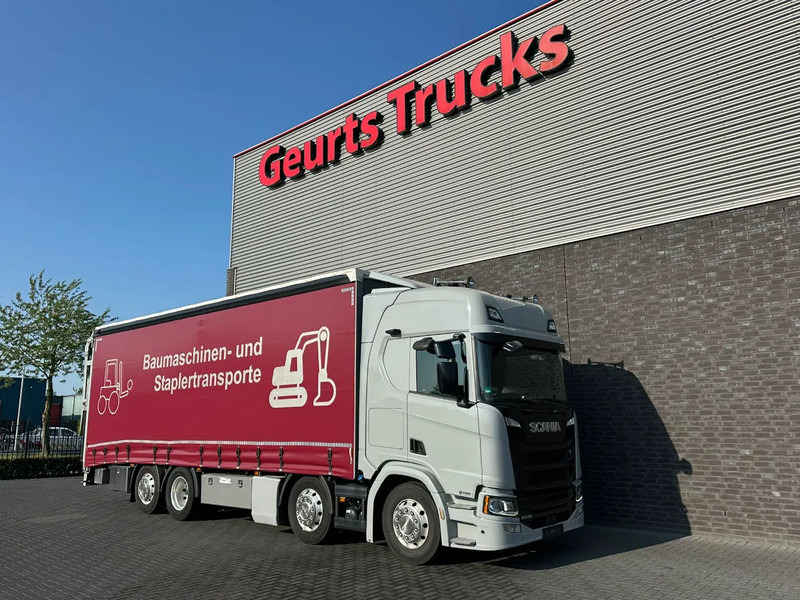 Scania R540 B8X2*6LB OPRIJWAGEN MET 15 TONS LAADKLEP EN GESLOTEN HUIF MET SCHUIFZEILEN EN SCHUIFKAP - Φορτηγό αυτοκινητάμαξα: φωτογραφία 5 Scania R540 B8X2*6LB OPRIJWAGEN MET 15 TONS LAADKLEP EN GESLOTEN HUIF MET SCHUIFZEILEN EN SCHUIFKAP - Φορτηγό αυτοκινητάμαξα: φωτογραφία 5