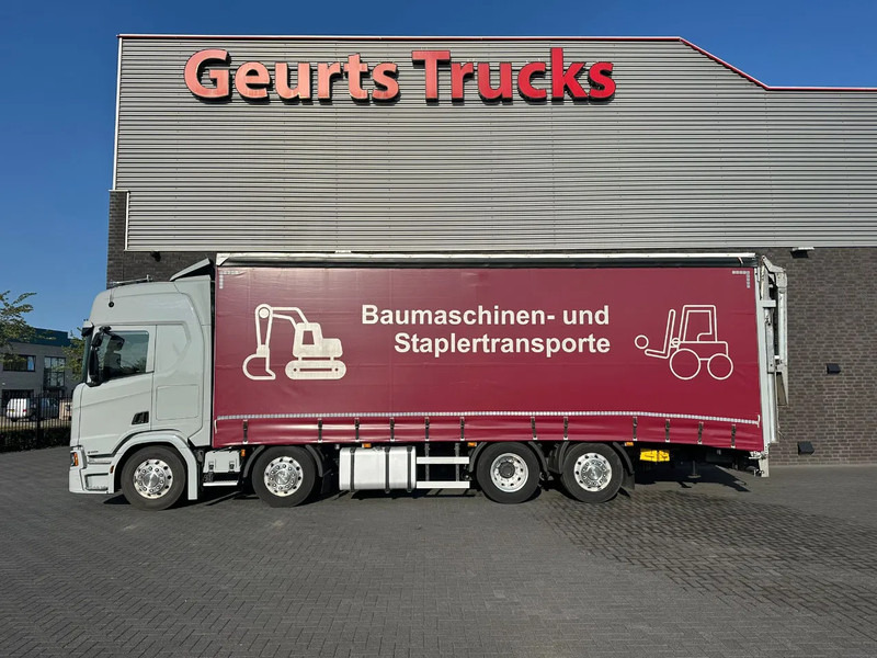 Scania R540 B8X2*6LB OPRIJWAGEN MET 15 TONS LAADKLEP EN GESLOTEN HUIF MET SCHUIFZEILEN EN SCHUIFKAP - Φορτηγό αυτοκινητάμαξα: φωτογραφία 1 Scania R540 B8X2*6LB OPRIJWAGEN MET 15 TONS LAADKLEP EN GESLOTEN HUIF MET SCHUIFZEILEN EN SCHUIFKAP - Φορτηγό αυτοκινητάμαξα: φωτογραφία 1