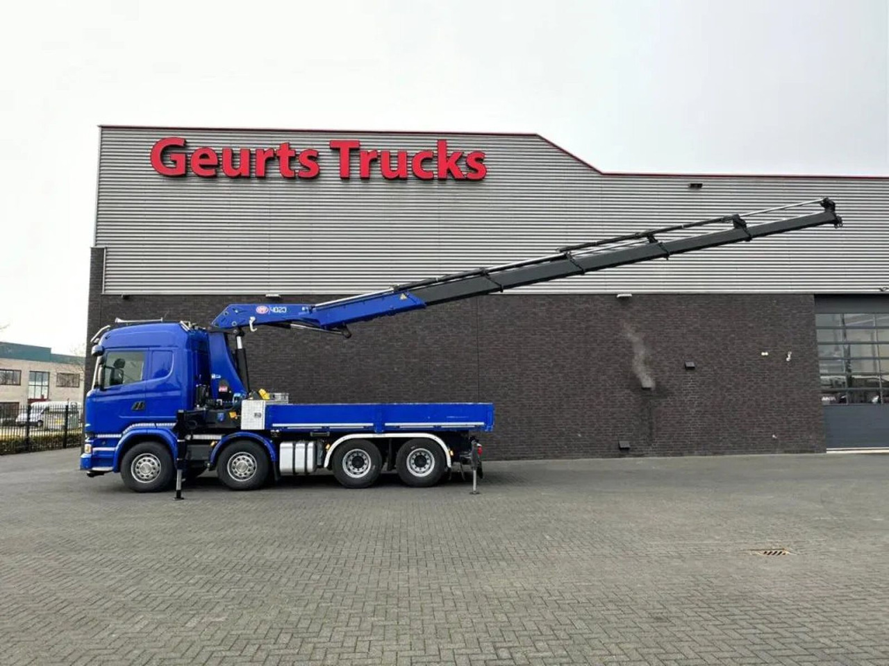 Scania R580 V8 8X4 TREKKER-BAKWAGEN COMBI + HMF 4020-K5 - Τράκτορας: φωτογραφία 5 Scania R580 V8 8X4 TREKKER-BAKWAGEN COMBI + HMF 4020-K5 - Τράκτορας: φωτογραφία 5