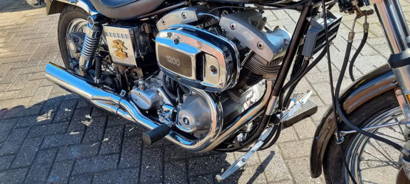 Μοτοσικλέτα Harley-Davidson FXE SUPER GLIDE.... 1200 AMF first paint: φωτογραφία 6 Μοτοσικλέτα Harley-Davidson FXE SUPER GLIDE.... 1200 AMF first paint: φωτογραφία 6