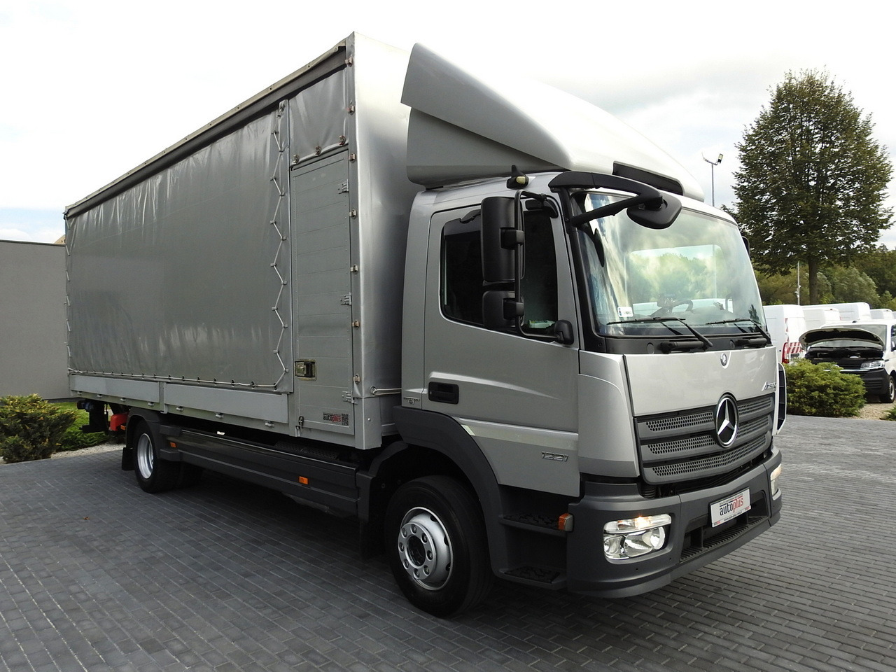 MERCEDES ATEGO 1221 TARPAULIN LIFT 16 PALLETS WEBASTO AIR CONDITIONING PNEUMATICS TWIN WHEELS 230HP - Επαγγελματικό αυτοκίνητο με μουσαμά: φωτογραφία 4 MERCEDES ATEGO 1221 TARPAULIN LIFT 16 PALLETS WEBASTO AIR CONDITIONING PNEUMATICS TWIN WHEELS 230HP - Επαγγελματικό αυτοκίνητο με μουσαμά: φωτογραφία 4