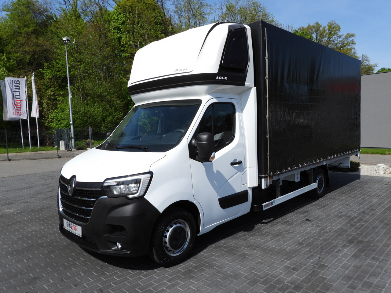 Επαγγελματικό αυτοκίνητο με μουσαμά RENAULT MASTER  TARPAULIN 10 PALLETS WEBASTO CRUISE CONTROL LED LIGHTS PNEUMATICS AIR CONDITIONING  165HP: φωτογραφία 6