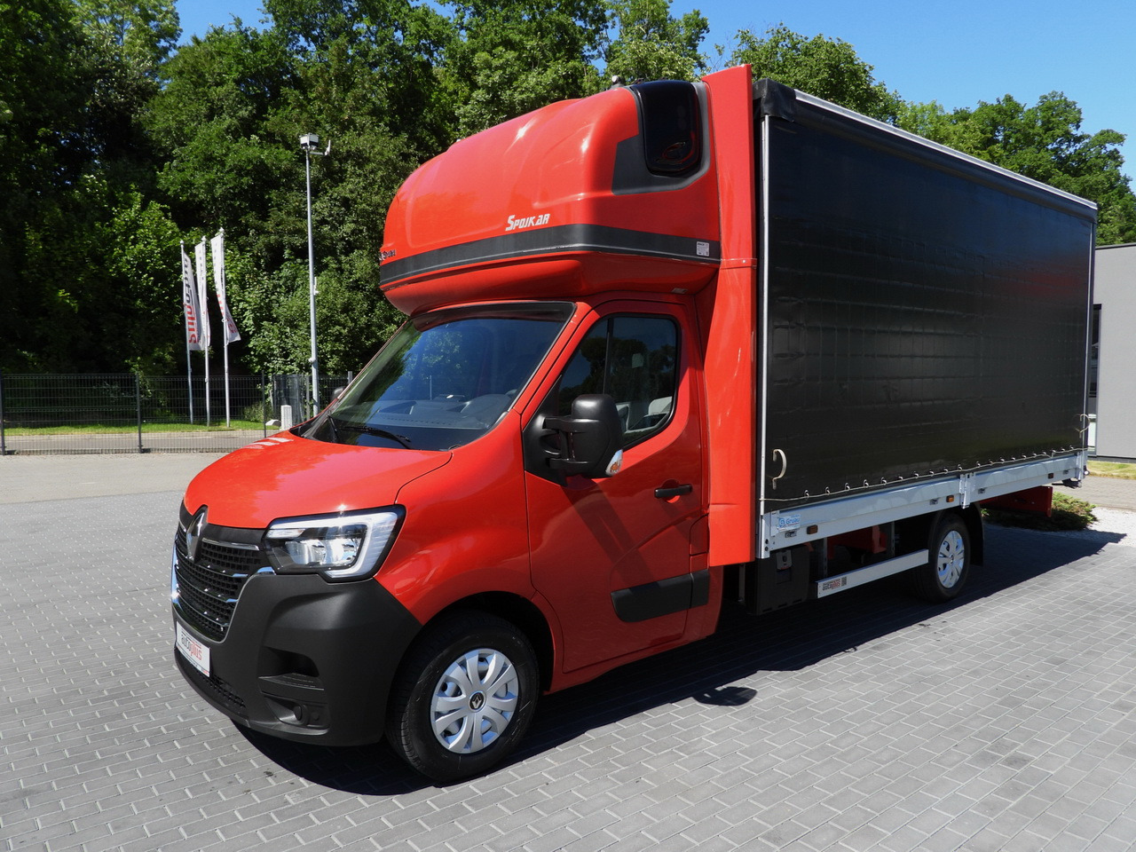Επαγγελματικό αυτοκίνητο με μουσαμά RENAULT MASTER  TARPAULIN WEBASTO CRUISE CONTROL LED LIGHTS PNEUMATICS AIR CONDITIONING  165HP: φωτογραφία 6