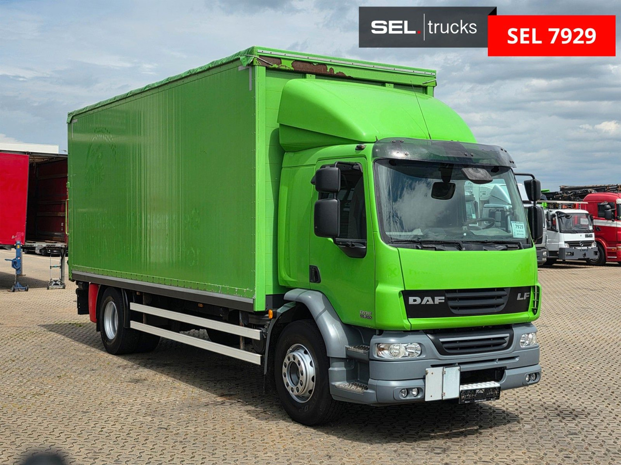 DAF FA LF 55.300 / Ladebordwand + Kofferseite - Φορτηγό μουσαμάς: φωτογραφία 3 DAF FA LF 55.300 / Ladebordwand + Kofferseite - Φορτηγό μουσαμάς: φωτογραφία 3