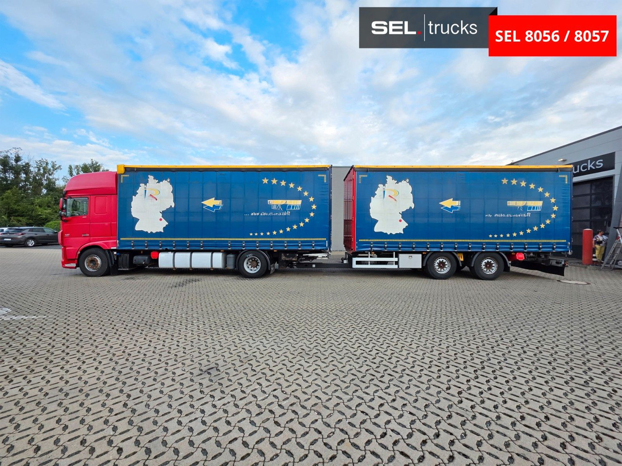 Φορτηγό μουσαμάς DAF XF 410 / ZF Intarder / Durchladezug: φωτογραφία 8