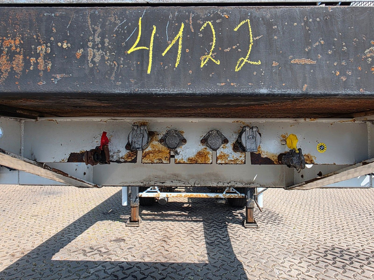 Επικαθήμενο ανατρεπόμενο Hüffermann HSF 35.06L / Silosteller / Liftachse: φωτογραφία 22 Επικαθήμενο ανατρεπόμενο Hüffermann HSF 35.06L / Silosteller / Liftachse: φωτογραφία 22