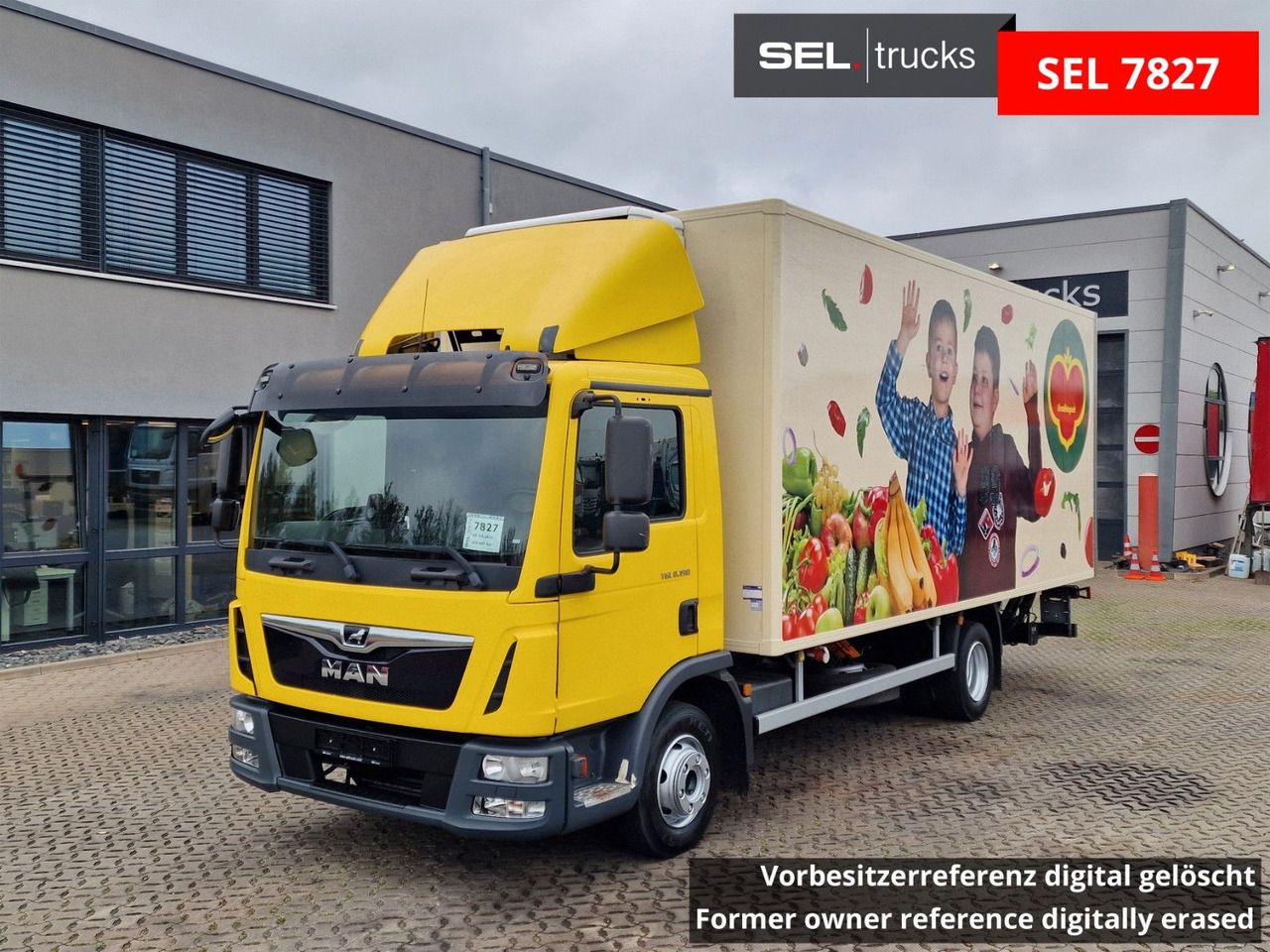 Επαγγελματικό αυτοκίνητο ψυγείο MAN TGL 8.190 4X2 BL / Ladebordwand / Carrier: φωτογραφία 1