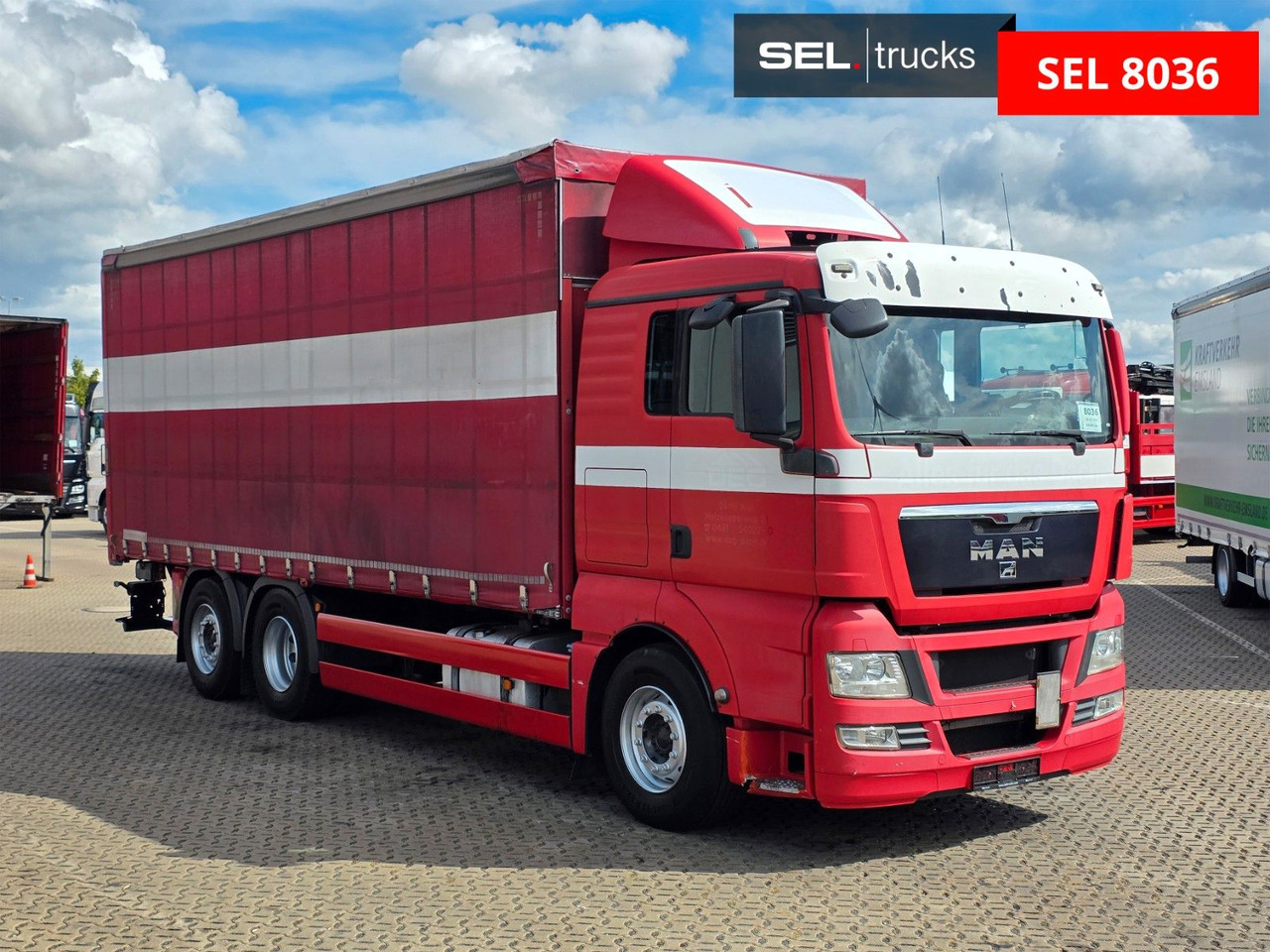 MAN TGX 26.360 6X2-2 LL / Intarder / Ldbw /Lenkachse - Φορτηγό μουσαμάς: φωτογραφία 3 MAN TGX 26.360 6X2-2 LL / Intarder / Ldbw /Lenkachse - Φορτηγό μουσαμάς: φωτογραφία 3