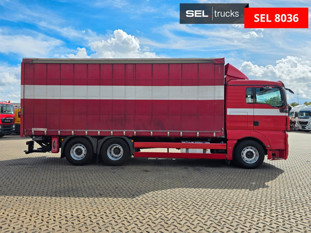 MAN TGX 26.360 6X2-2 LL / Intarder / Ldbw /Lenkachse - Φορτηγό μουσαμάς: φωτογραφία 4 MAN TGX 26.360 6X2-2 LL / Intarder / Ldbw /Lenkachse - Φορτηγό μουσαμάς: φωτογραφία 4