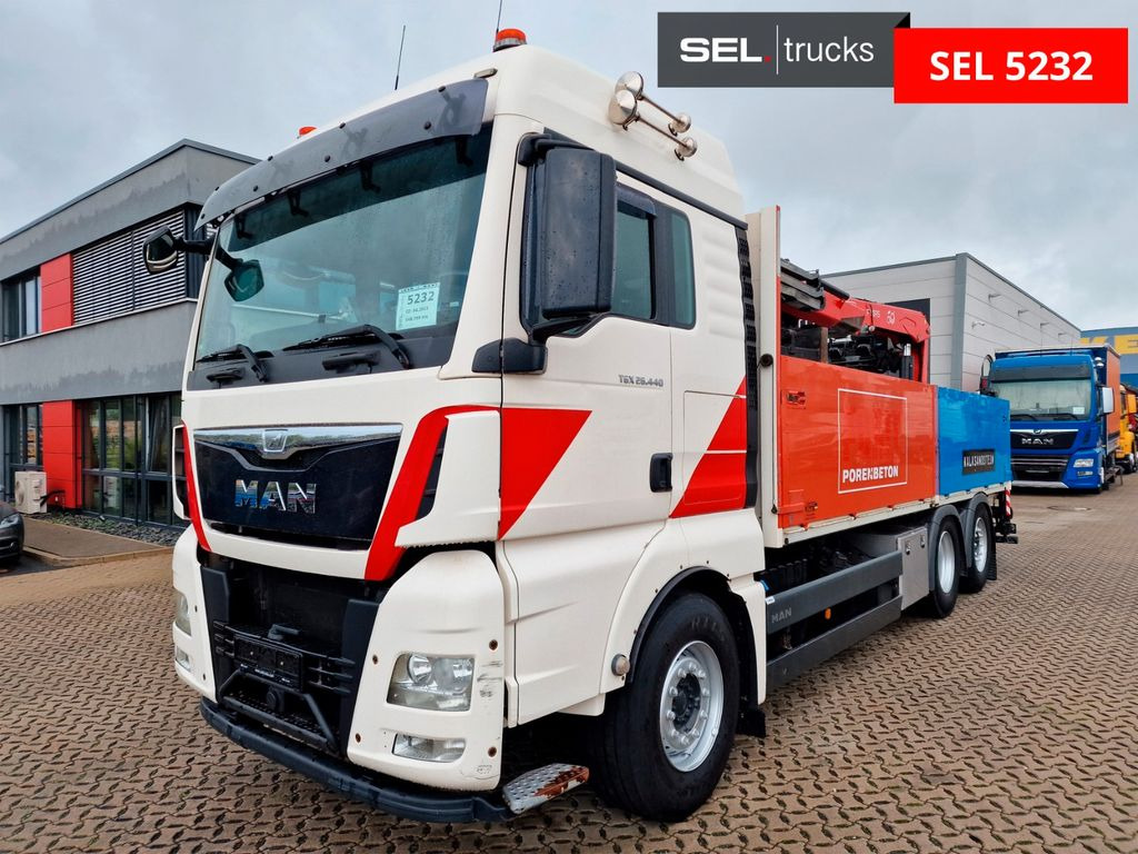 MAN TGX 26.440 / Intarder / Fassi / Lenkachse - Φορτηγό με γερανό: φωτογραφία 1 MAN TGX 26.440 / Intarder / Fassi / Lenkachse - Φορτηγό με γερανό: φωτογραφία 1