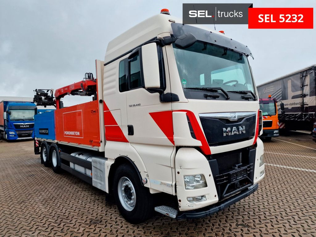MAN TGX 26.440 / Intarder / Fassi / Lenkachse - Φορτηγό με γερανό: φωτογραφία 3 MAN TGX 26.440 / Intarder / Fassi / Lenkachse - Φορτηγό με γερανό: φωτογραφία 3