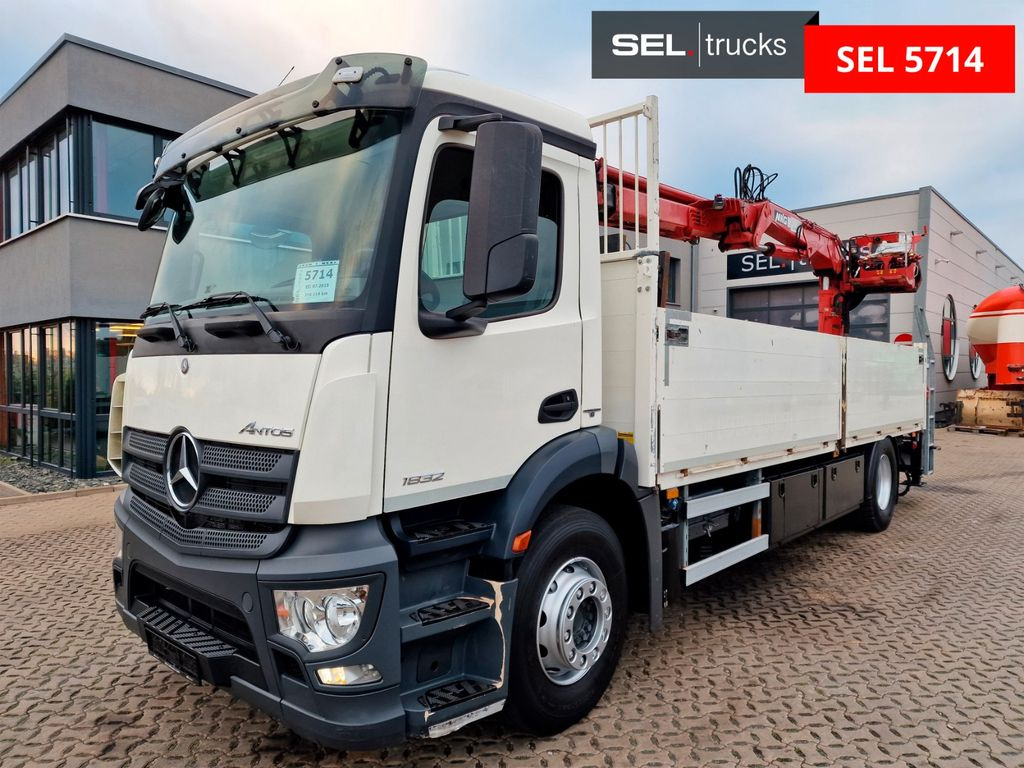 Mercedes-Benz Antos 1832 / MKG Kran - Φορτηγό με ανοιχτή καρότσα, Φορτηγό με γερανό: φωτογραφία 2 Mercedes-Benz Antos 1832 / MKG Kran - Φορτηγό με ανοιχτή καρότσα, Φορτηγό με γερανό: φωτογραφία 2
