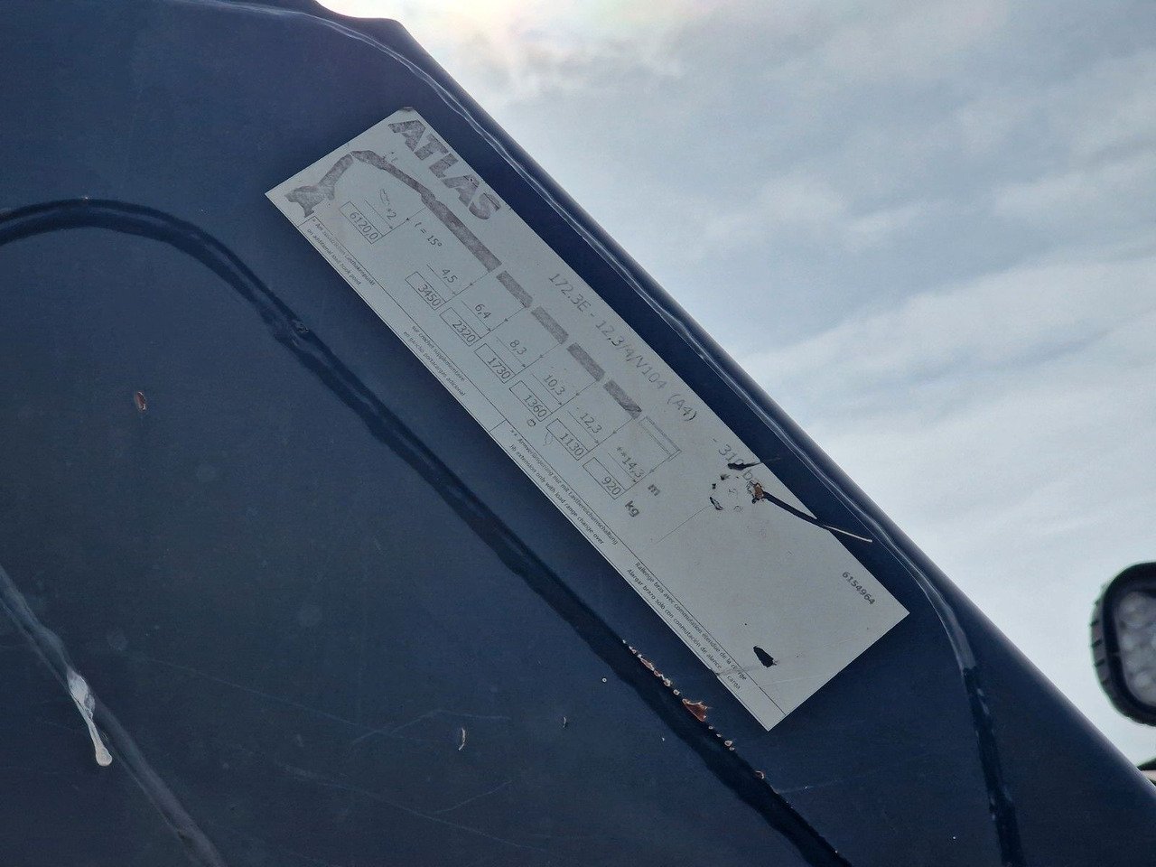 Τράκτορας Mercedes-Benz Antos 1843 / Atlas 172.3E-A4 / KRAN: φωτογραφία 12 Τράκτορας Mercedes-Benz Antos 1843 / Atlas 172.3E-A4 / KRAN: φωτογραφία 12