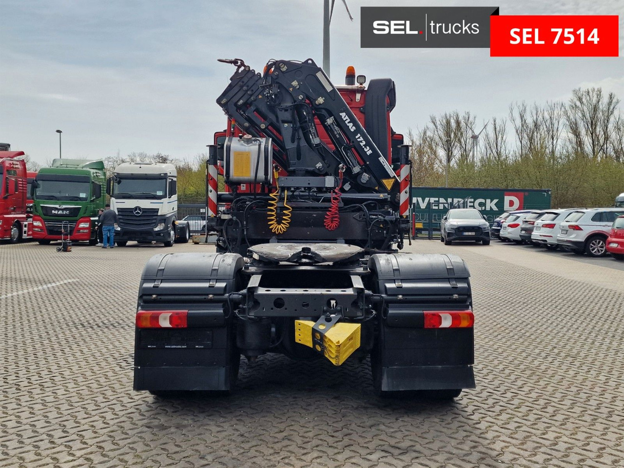 Τράκτορας Mercedes-Benz Antos 1843 / Atlas 172.3E-A4 / KRAN: φωτογραφία 7 Τράκτορας Mercedes-Benz Antos 1843 / Atlas 172.3E-A4 / KRAN: φωτογραφία 7