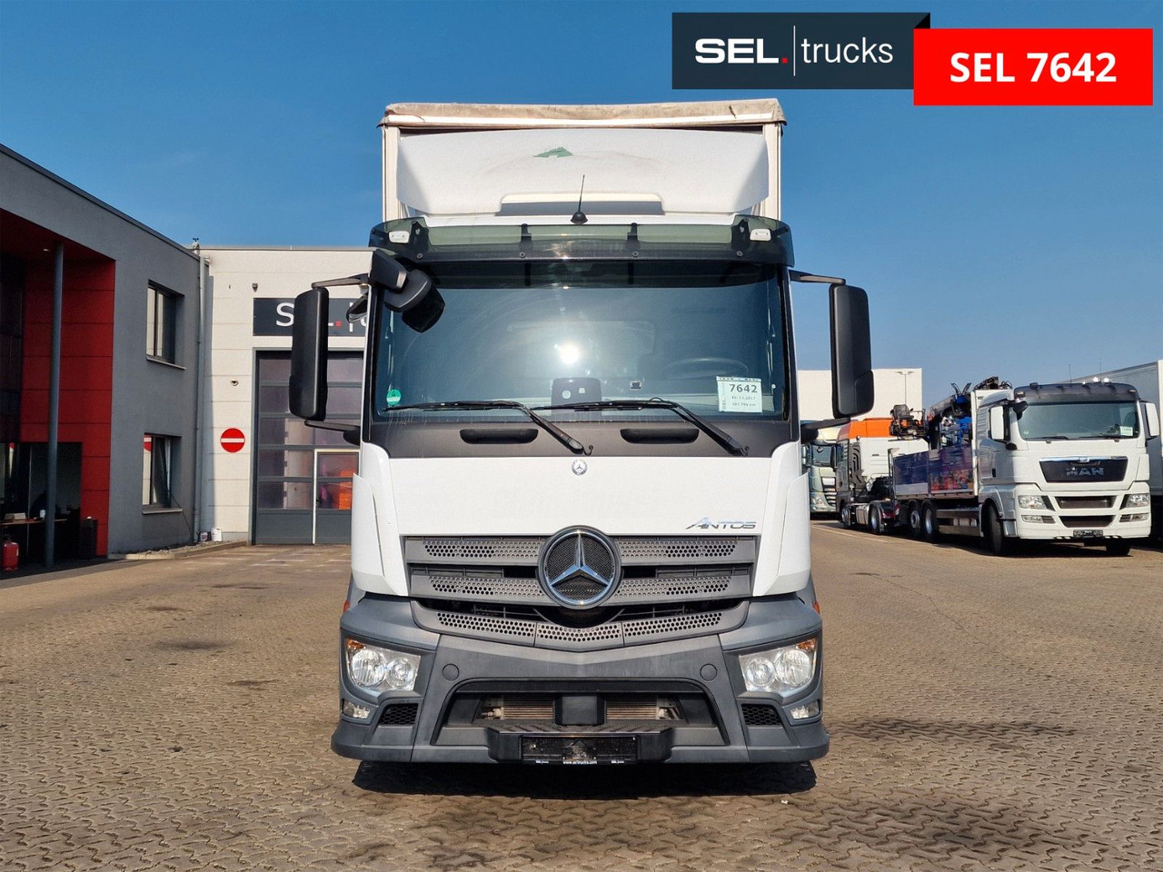 Mercedes-Benz Antos 2540 / Fernbedienung / Lenkachse - Φορτηγό με γερανό: φωτογραφία 3 Mercedes-Benz Antos 2540 / Fernbedienung / Lenkachse - Φορτηγό με γερανό: φωτογραφία 3