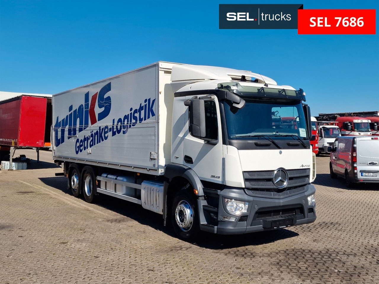 Mercedes-Benz Antos 2543 / Ladebordwand / Lenkachse /Liftachse - Φορτηγό για τη μεταφορά ποτών: φωτογραφία 3 Mercedes-Benz Antos 2543 / Ladebordwand / Lenkachse /Liftachse - Φορτηγό για τη μεταφορά ποτών: φωτογραφία 3