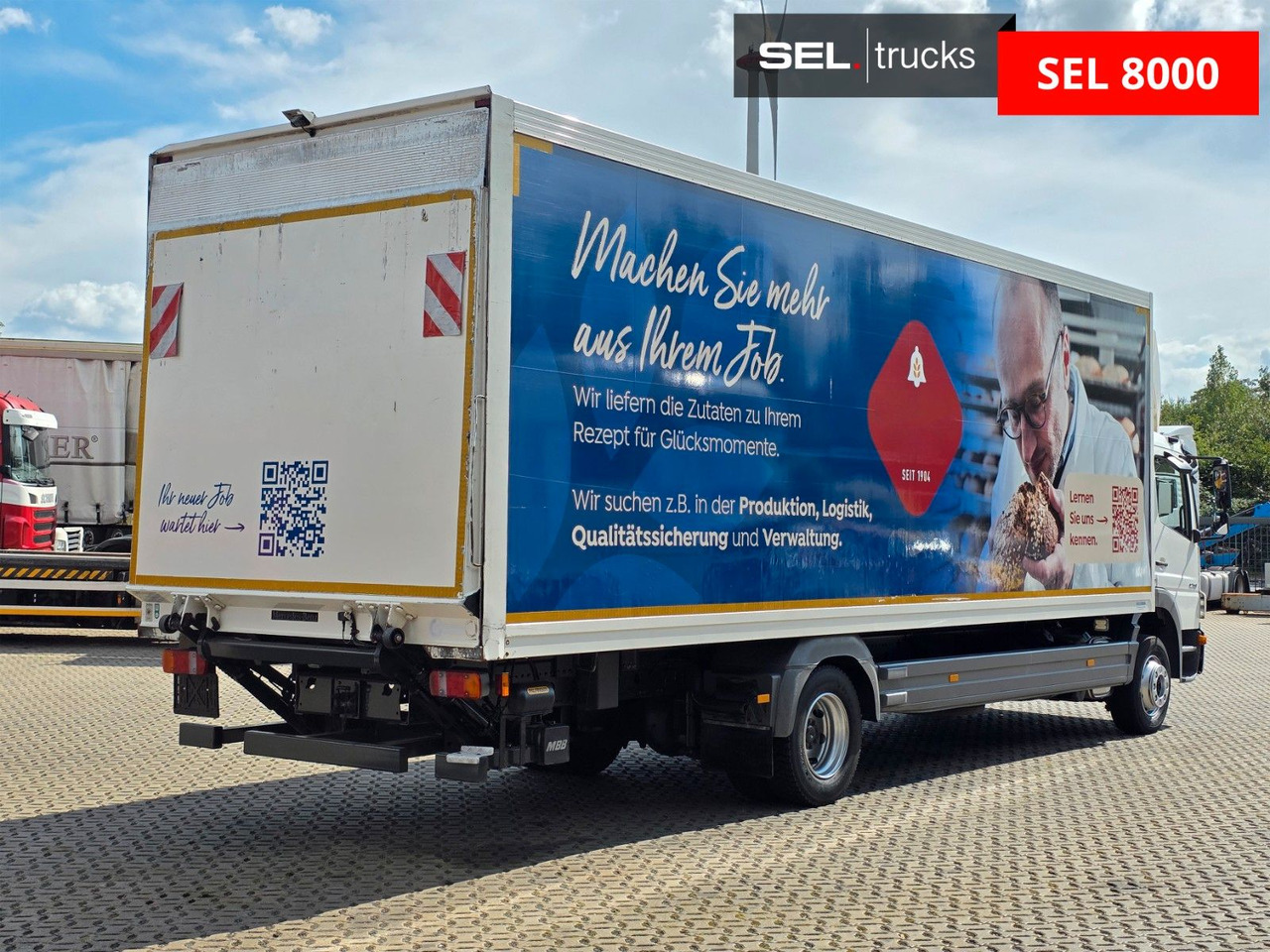 Mercedes-Benz Atego 1218 / Ladebordwand - Φορτηγό κόφα: φωτογραφία 5 Mercedes-Benz Atego 1218 / Ladebordwand - Φορτηγό κόφα: φωτογραφία 5