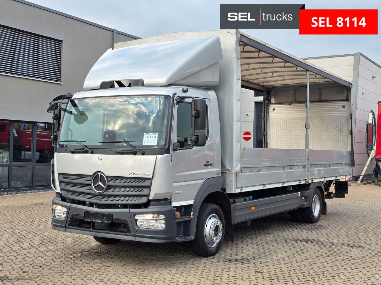 Mercedes-Benz Atego 1221 / Ladebordwand - Φορτηγό μουσαμάς: φωτογραφία 1 Mercedes-Benz Atego 1221 / Ladebordwand - Φορτηγό μουσαμάς: φωτογραφία 1