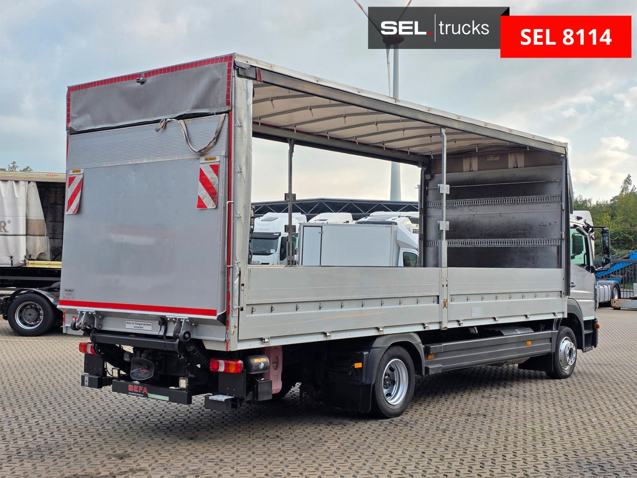 Mercedes-Benz Atego 1221 / Ladebordwand - Φορτηγό μουσαμάς: φωτογραφία 5 Mercedes-Benz Atego 1221 / Ladebordwand - Φορτηγό μουσαμάς: φωτογραφία 5