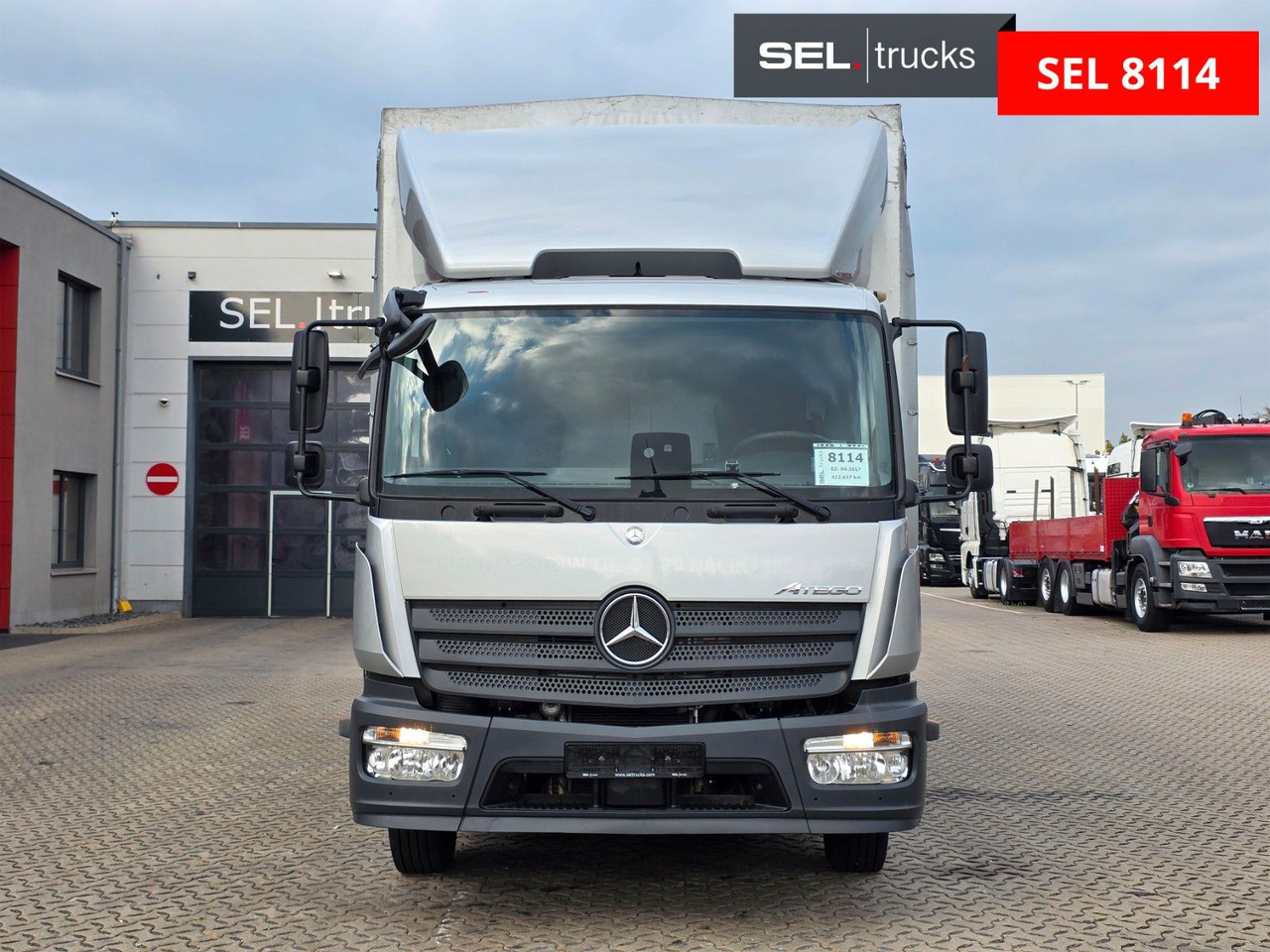 Mercedes-Benz Atego 1221 / Ladebordwand - Φορτηγό μουσαμάς: φωτογραφία 2 Mercedes-Benz Atego 1221 / Ladebordwand - Φορτηγό μουσαμάς: φωτογραφία 2