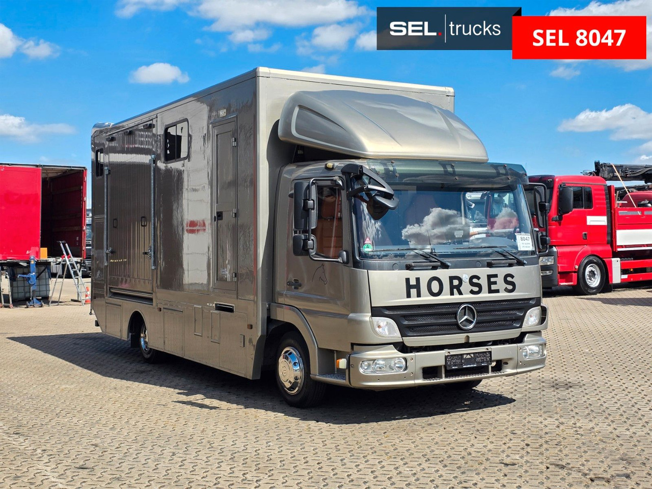 Mercedes-Benz Atego 818L - Φορτηγό μεταφορά ζώων: φωτογραφία 3 Mercedes-Benz Atego 818L - Φορτηγό μεταφορά ζώων: φωτογραφία 3