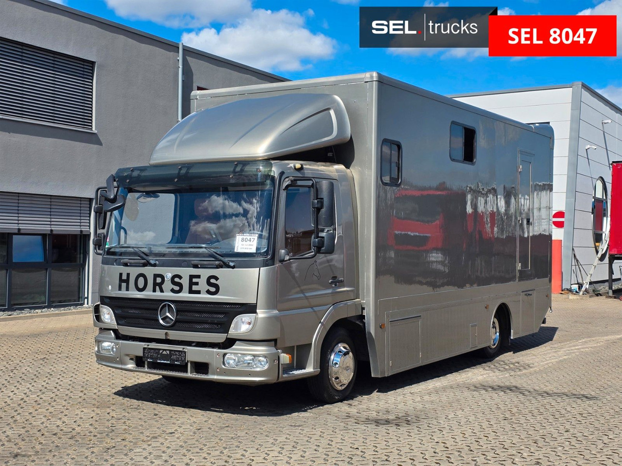 Mercedes-Benz Atego 818L - Φορτηγό μεταφορά ζώων: φωτογραφία 1 Mercedes-Benz Atego 818L - Φορτηγό μεταφορά ζώων: φωτογραφία 1