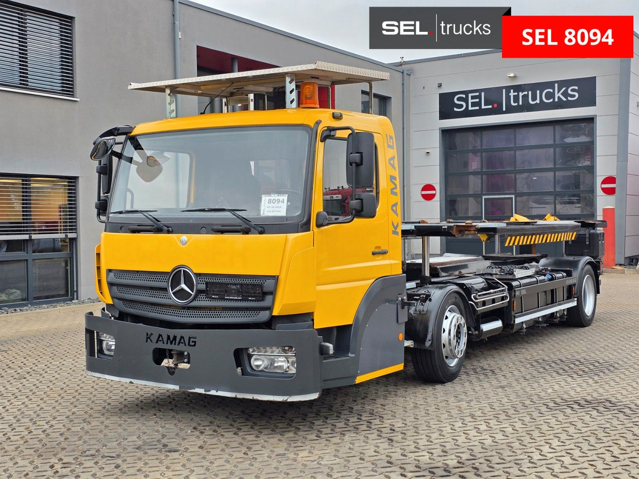 Mercedes-Benz Kamag WBH 25 / Umsetzer Sattelplatte - Φορτηγό μεταφοράς εμπορευματοκιβωτίων/ Κινητό αμάξωμα: φωτογραφία 1 Mercedes-Benz Kamag WBH 25 / Umsetzer Sattelplatte - Φορτηγό μεταφοράς εμπορευματοκιβωτίων/ Κινητό αμάξωμα: φωτογραφία 1