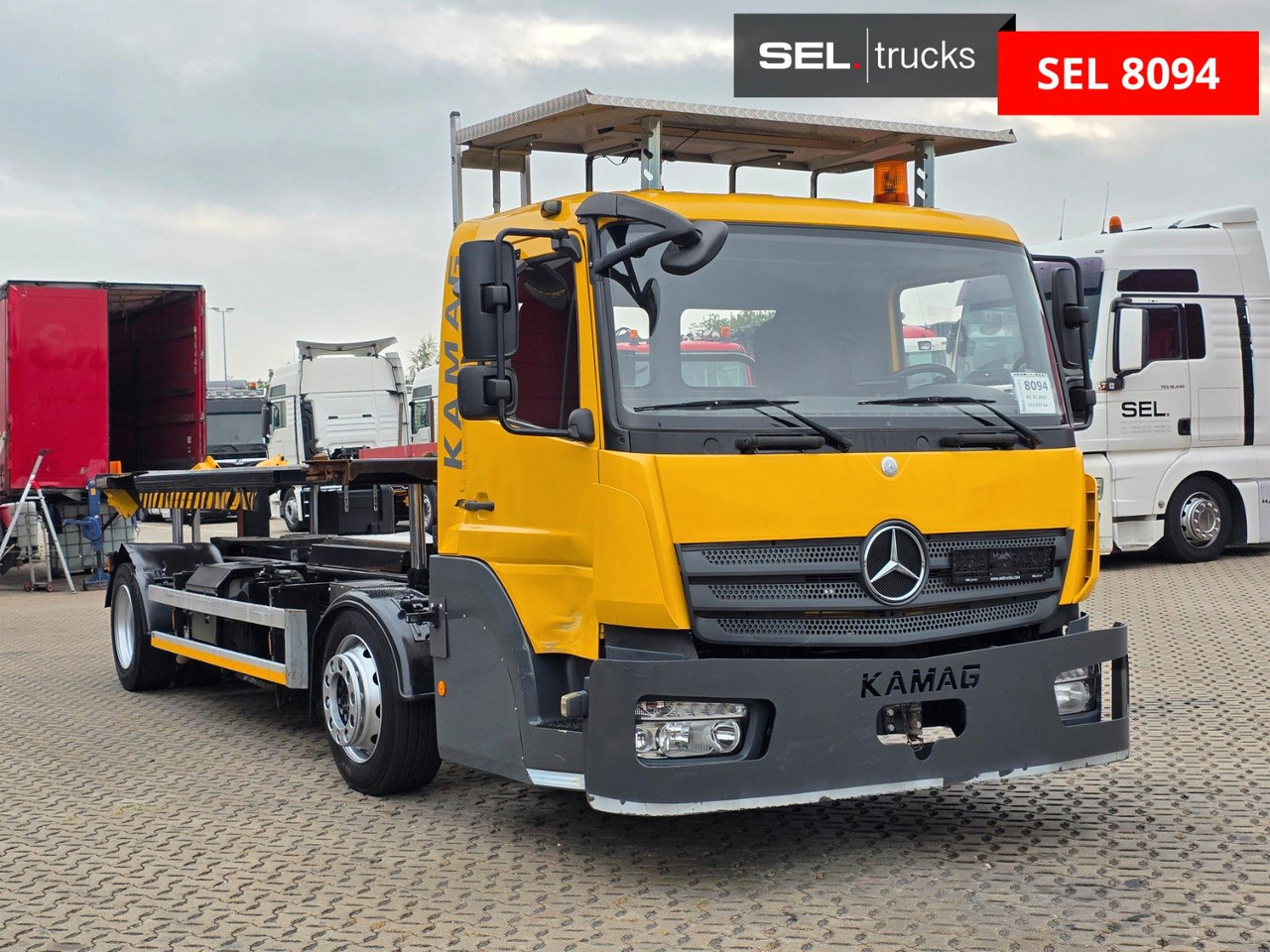 Mercedes-Benz Kamag WBH 25 / Umsetzer Sattelplatte - Φορτηγό μεταφοράς εμπορευματοκιβωτίων/ Κινητό αμάξωμα: φωτογραφία 3 Mercedes-Benz Kamag WBH 25 / Umsetzer Sattelplatte - Φορτηγό μεταφοράς εμπορευματοκιβωτίων/ Κινητό αμάξωμα: φωτογραφία 3