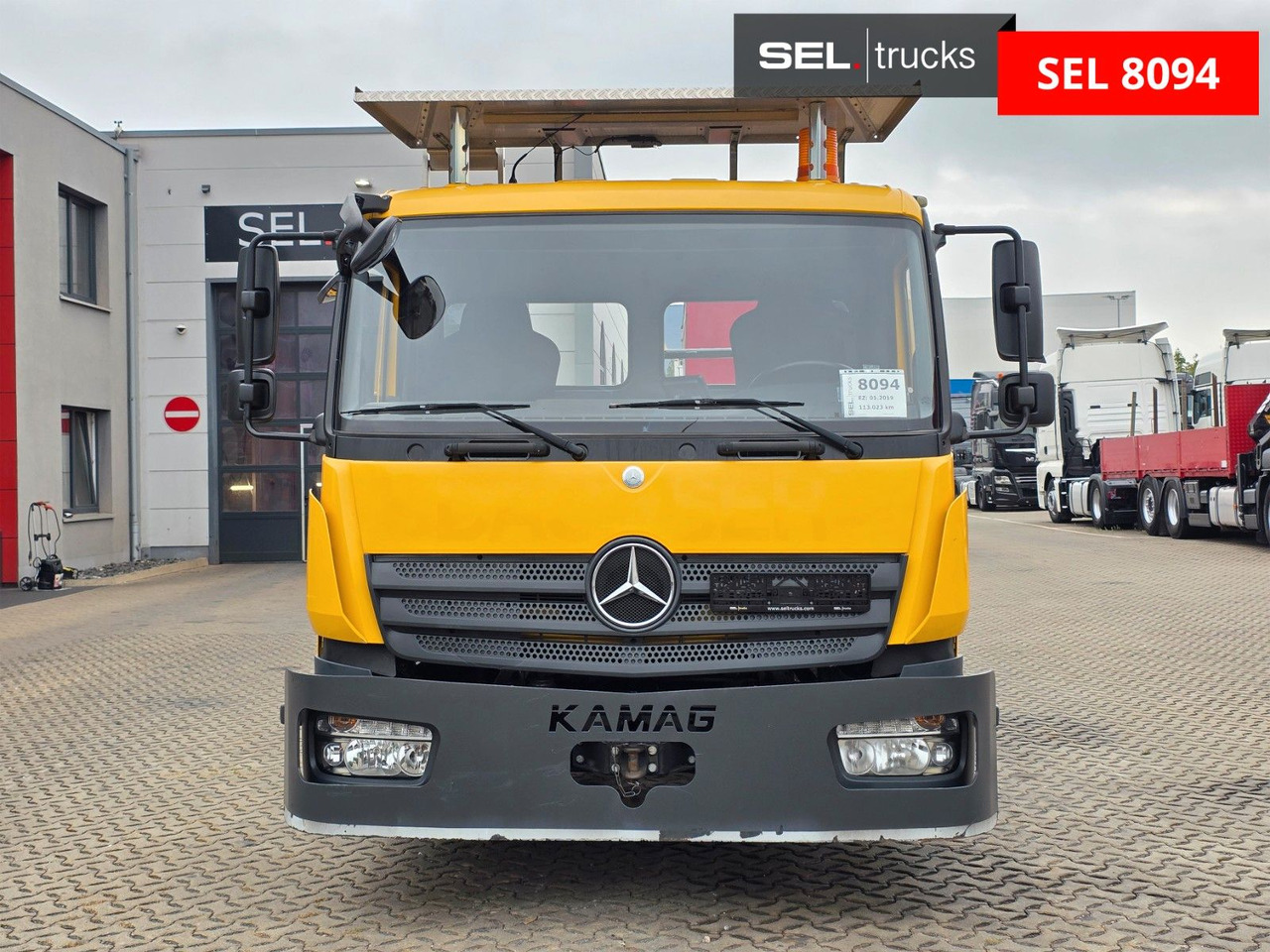 Mercedes-Benz Kamag WBH 25 / Umsetzer Sattelplatte - Φορτηγό μεταφοράς εμπορευματοκιβωτίων/ Κινητό αμάξωμα: φωτογραφία 2 Mercedes-Benz Kamag WBH 25 / Umsetzer Sattelplatte - Φορτηγό μεταφοράς εμπορευματοκιβωτίων/ Κινητό αμάξωμα: φωτογραφία 2