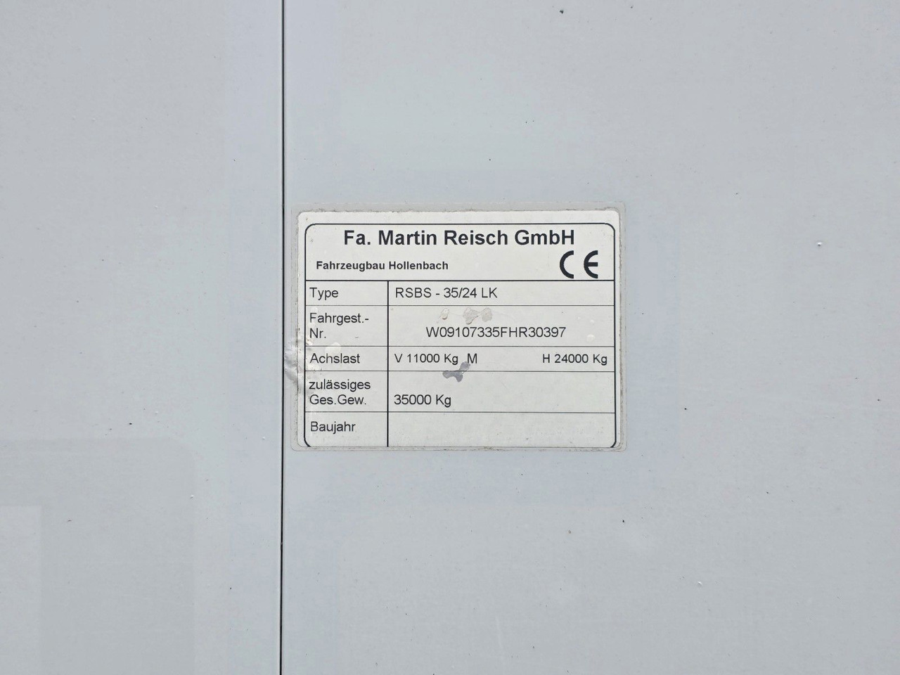 Επικαθήμενο μεταφορική βουτσάς Reisch RSBS-25/24LK / Alu-Felgen / Lift / eletr. Dach: φωτογραφία 43