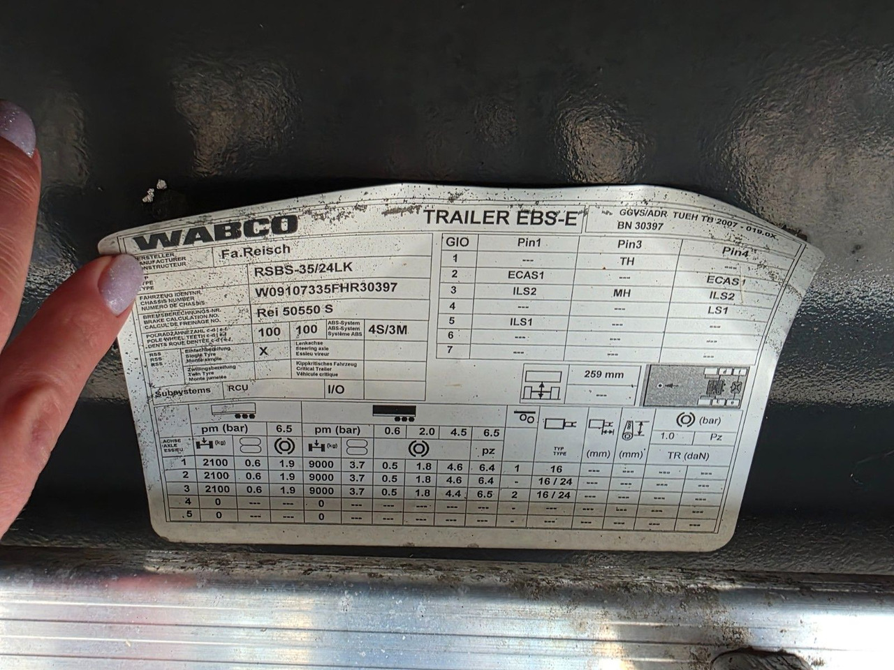 Επικαθήμενο μεταφορική βουτσάς Reisch RSBS-25/24LK / Alu-Felgen / Lift / eletr. Dach: φωτογραφία 42